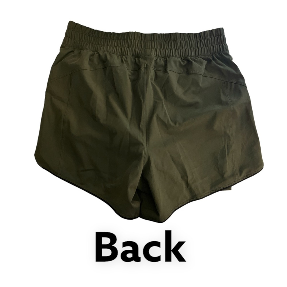 NWOT olive green women’s running shorts. Size: Medium. AVIA. - Picture 2 of 3